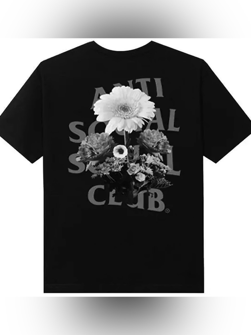 Anti Social Social Club Ghost of You and Me 3M Tee in Black